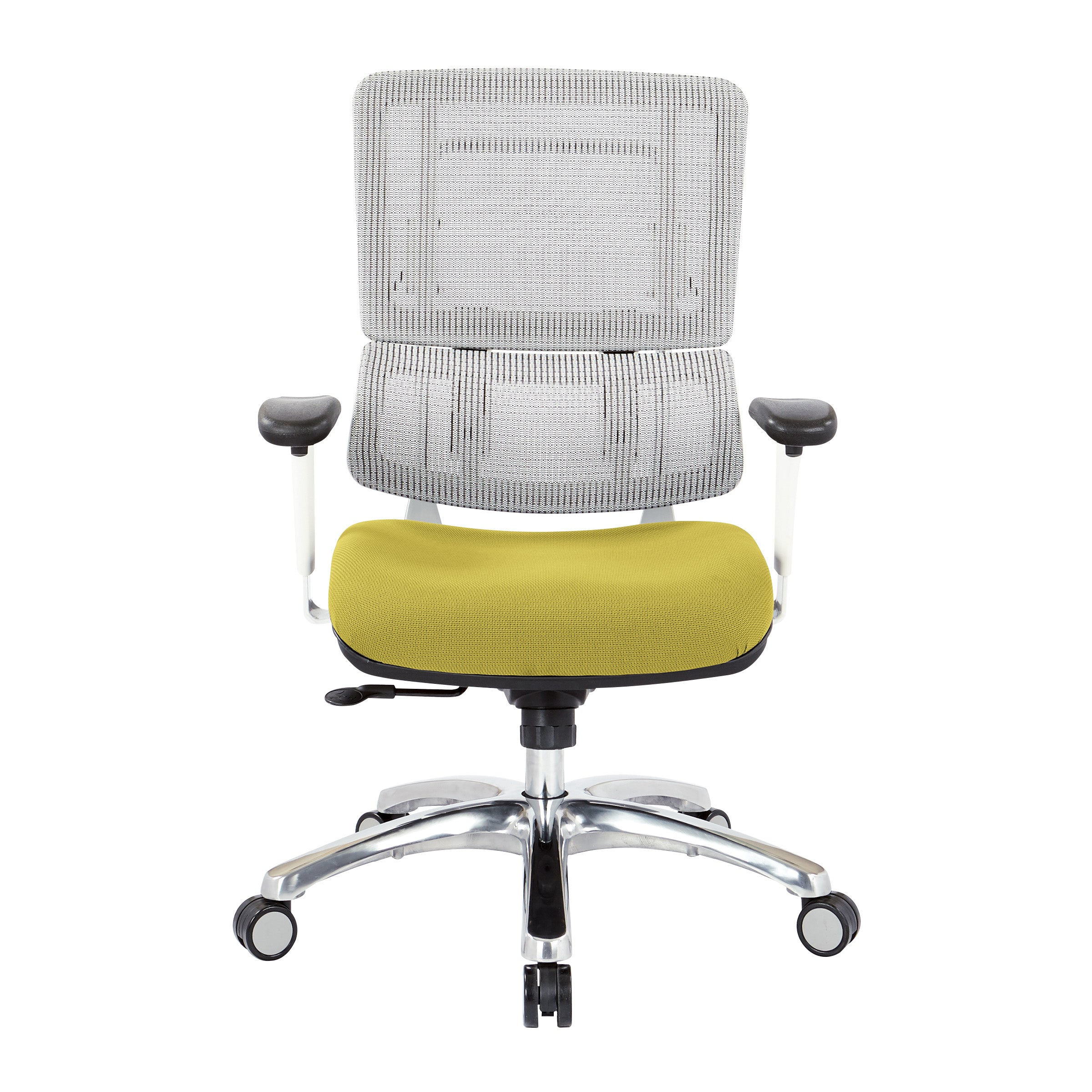 White Vertical Mesh Chair